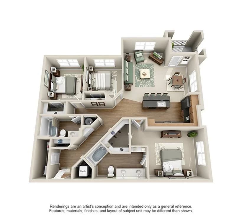 The Retreat at Hamburg Place Apartments - Apartment - 38