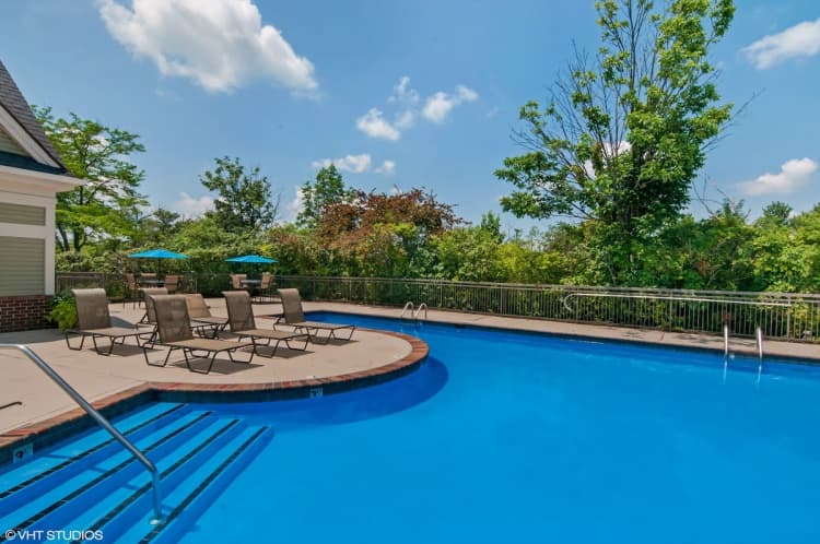 Lexington apartments for rent - image - Patchen Oaks Apartments - Sparkling Pool with Sundeck