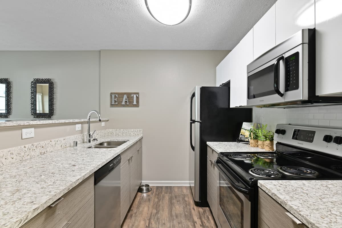 Lexington apartments for rent - image - Patchen Oaks Apartments - Updated Kitchens with Stainless Steel Appliances