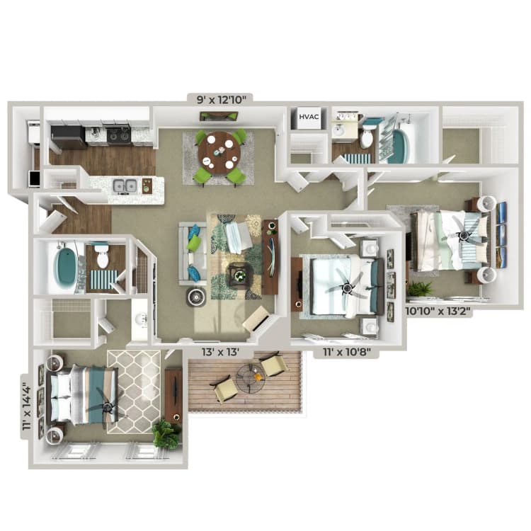 Lexington apartments for rent - image - Triple Crown