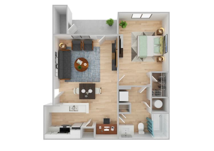 Lexington apartments for rent - image - 1 Bedroom | 1 Bath | 760 SF | Renovated