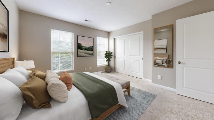 Lexington apartments for rent - image - Spacious Bedroom with Large Windows