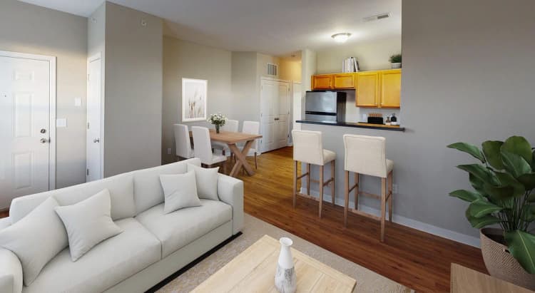 Lexington apartments for rent - image - Spacious Living Room and Dining Area
